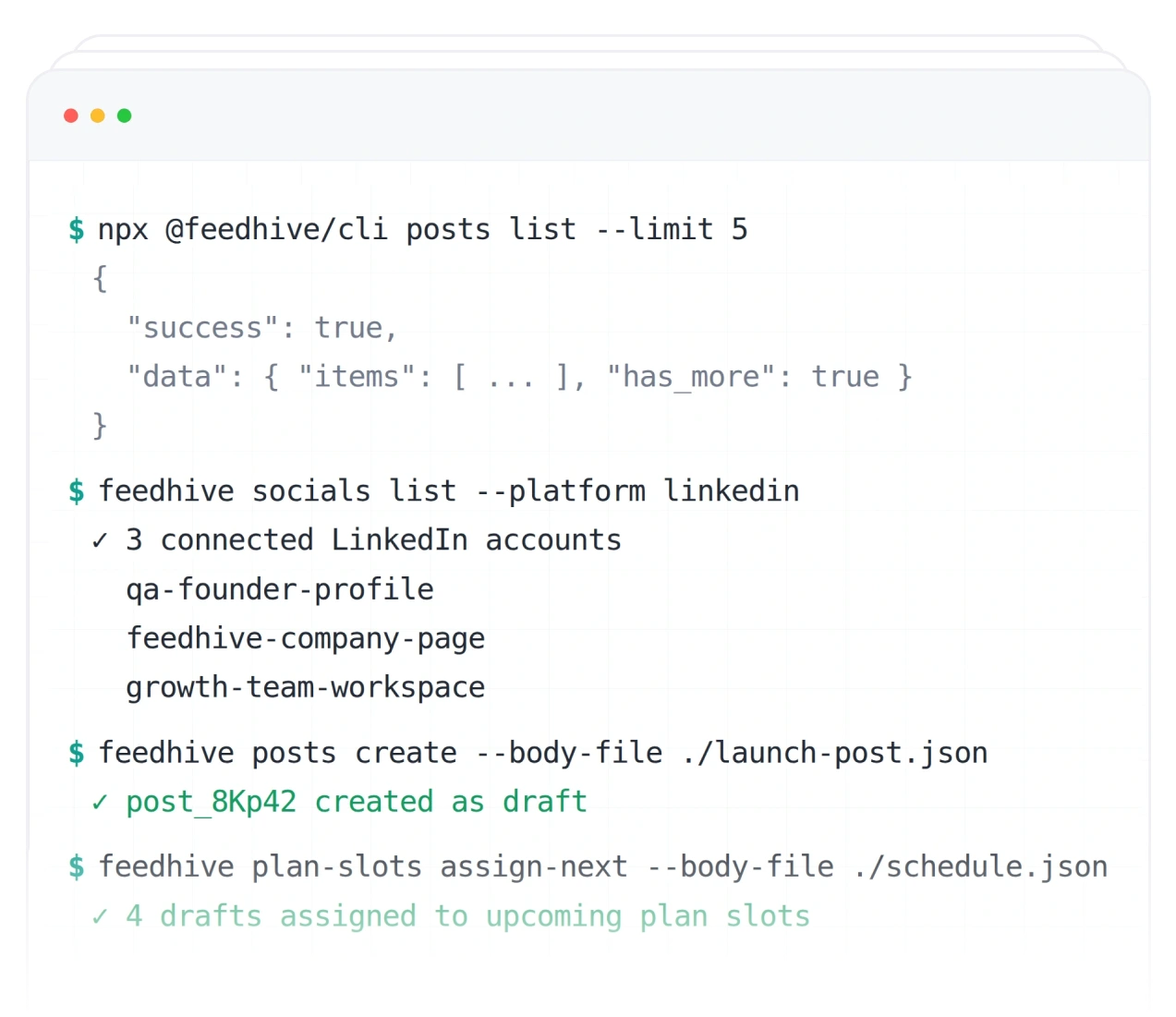 Start using it locally