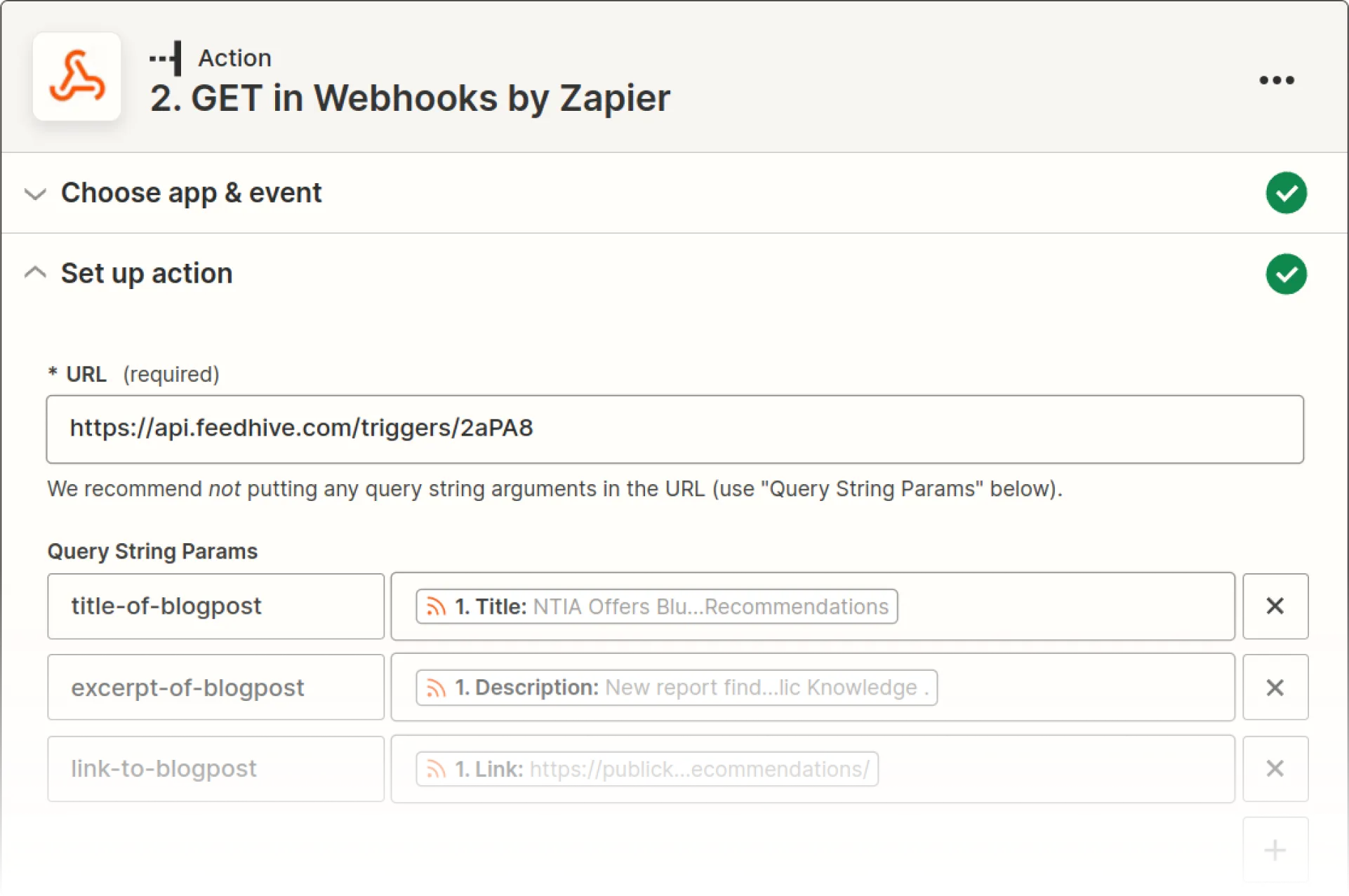 Zapier example
